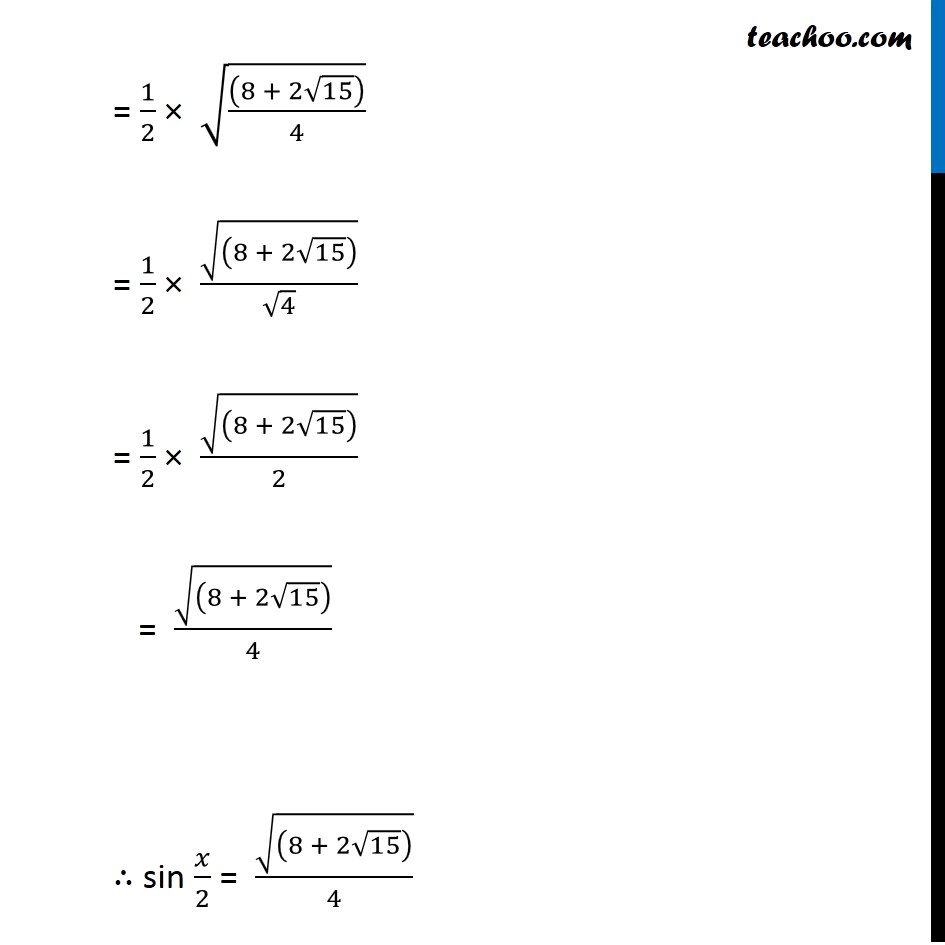Misc 10 - Chapter 3 Class 11 Trigonometric Functions - Part 10