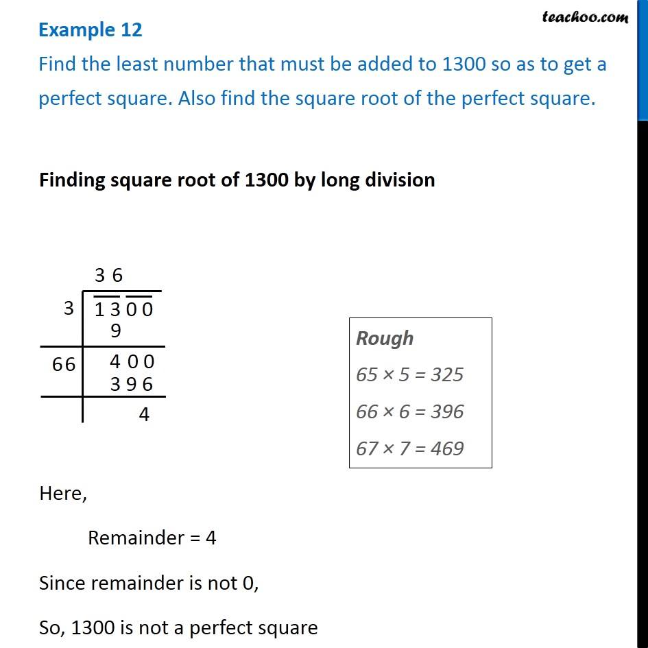 Least Number