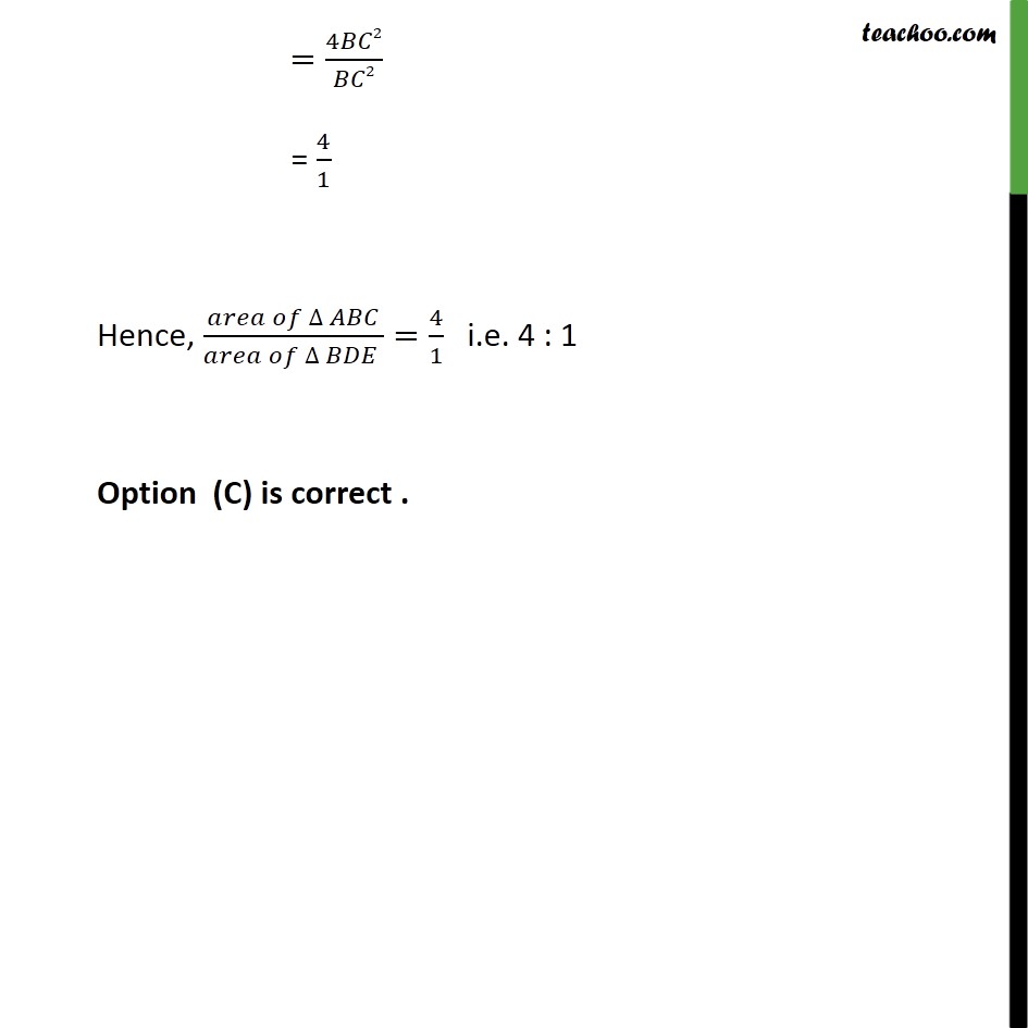 Ex 6.4, 8 - Chapter 6 Class 10 Triangles - Part 4