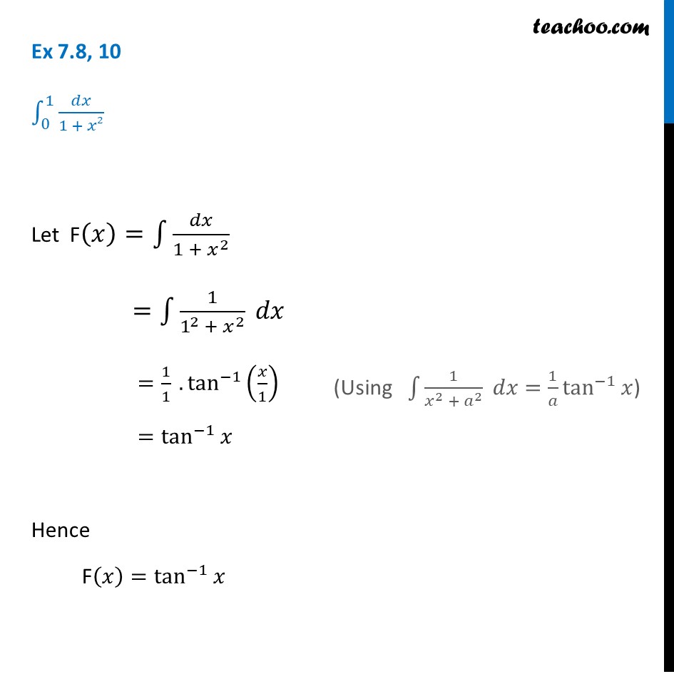 ex-7-8-10-direct-integrate-dx-root-1-x2-from-0-to-1