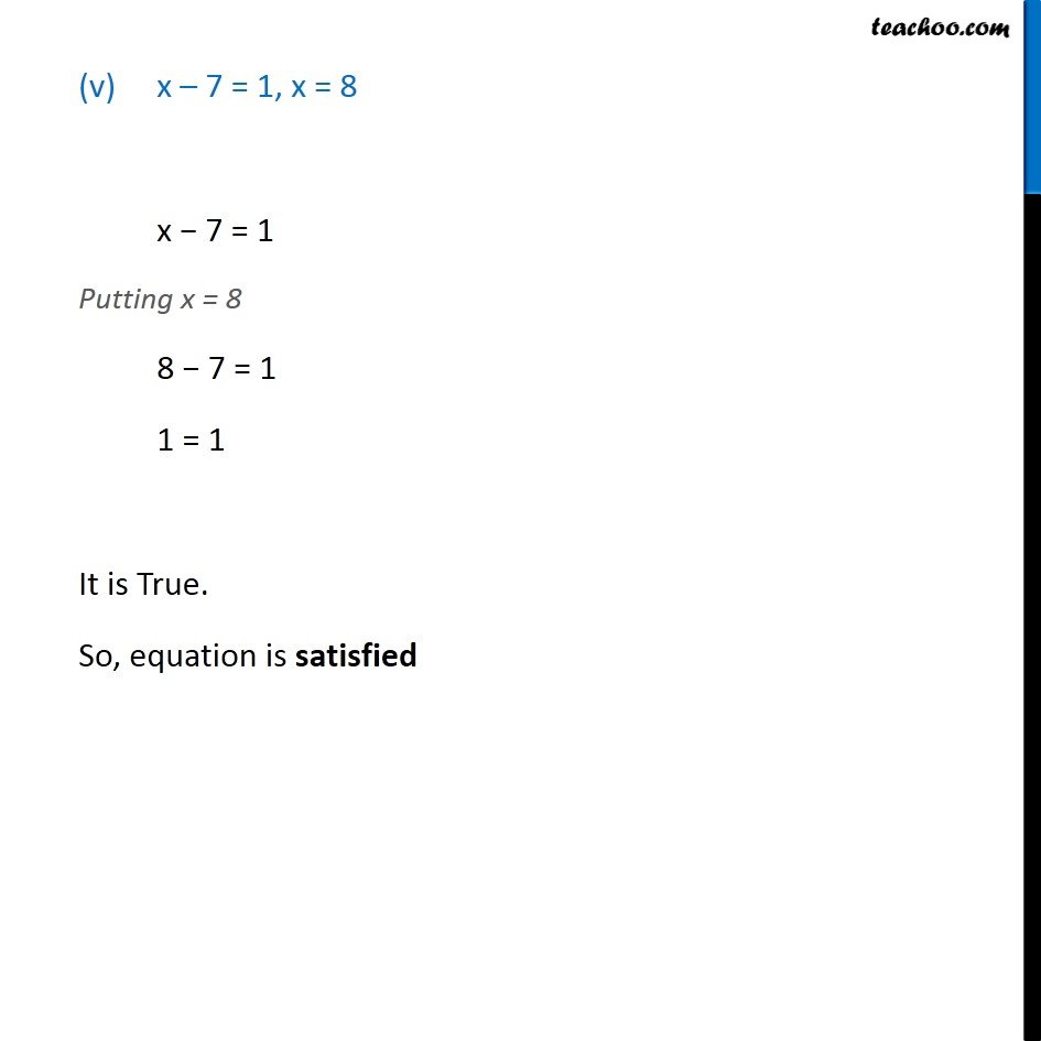 Ex 4.1, 1 - Chapter 4 Class 7 Simple Equations - Part 6