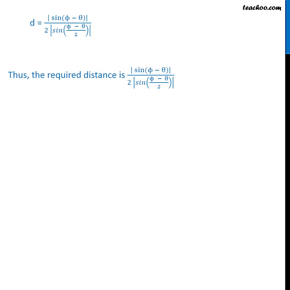 Misc 5 - Chapter 10 Class 11 Straight Lines - Part 6