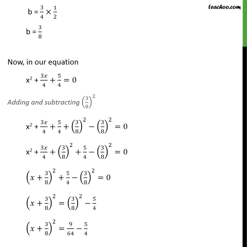 Example 9 - Chapter 4 Class 10 Quadratic Equations - Part 2