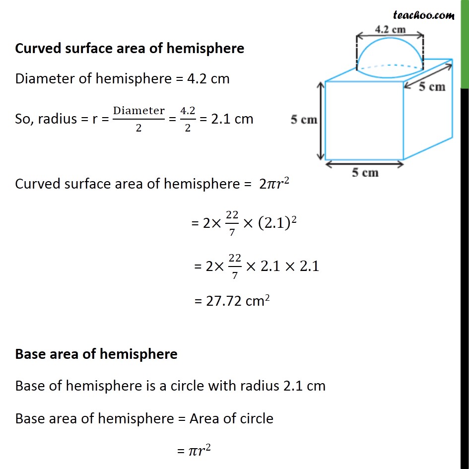 Example 2 - Chapter 13 Class 10 Surface Areas and Volumes - Part 2