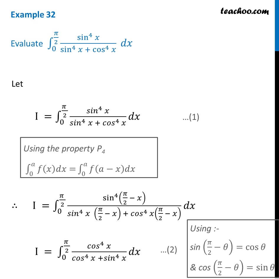 example-32-evaluate-integral-sin4-x-sin4-x-cos4-x-dx