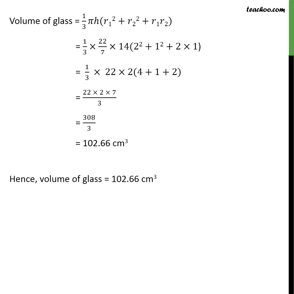 Ex 13.4, 1 - Chapter 13 Class 10 Surface Areas and Volumes - Part 2