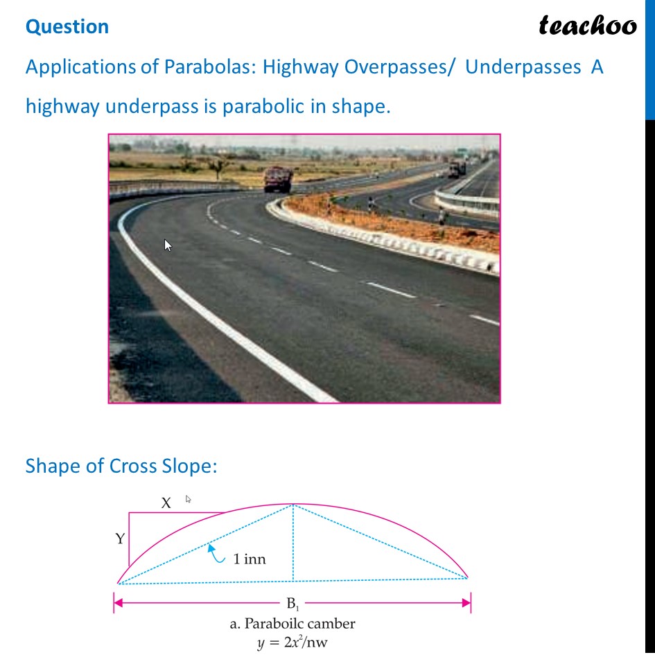 case study application of parabola