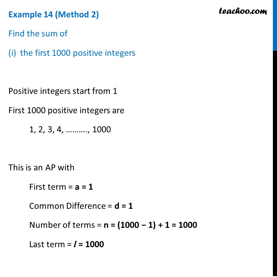 Example 14 - Chapter 5 Class 10 Arithmetic Progressions - Part 3