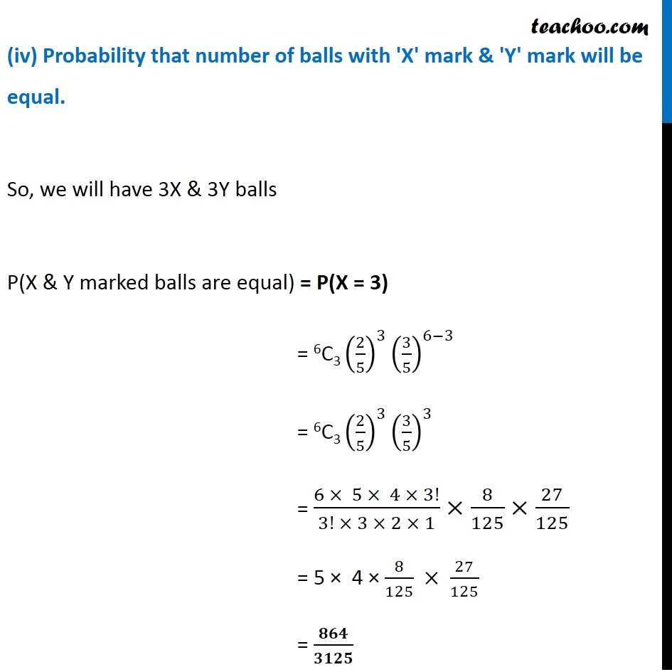Misc 5 - Chapter 13 Class 12 Probability - Part 6
