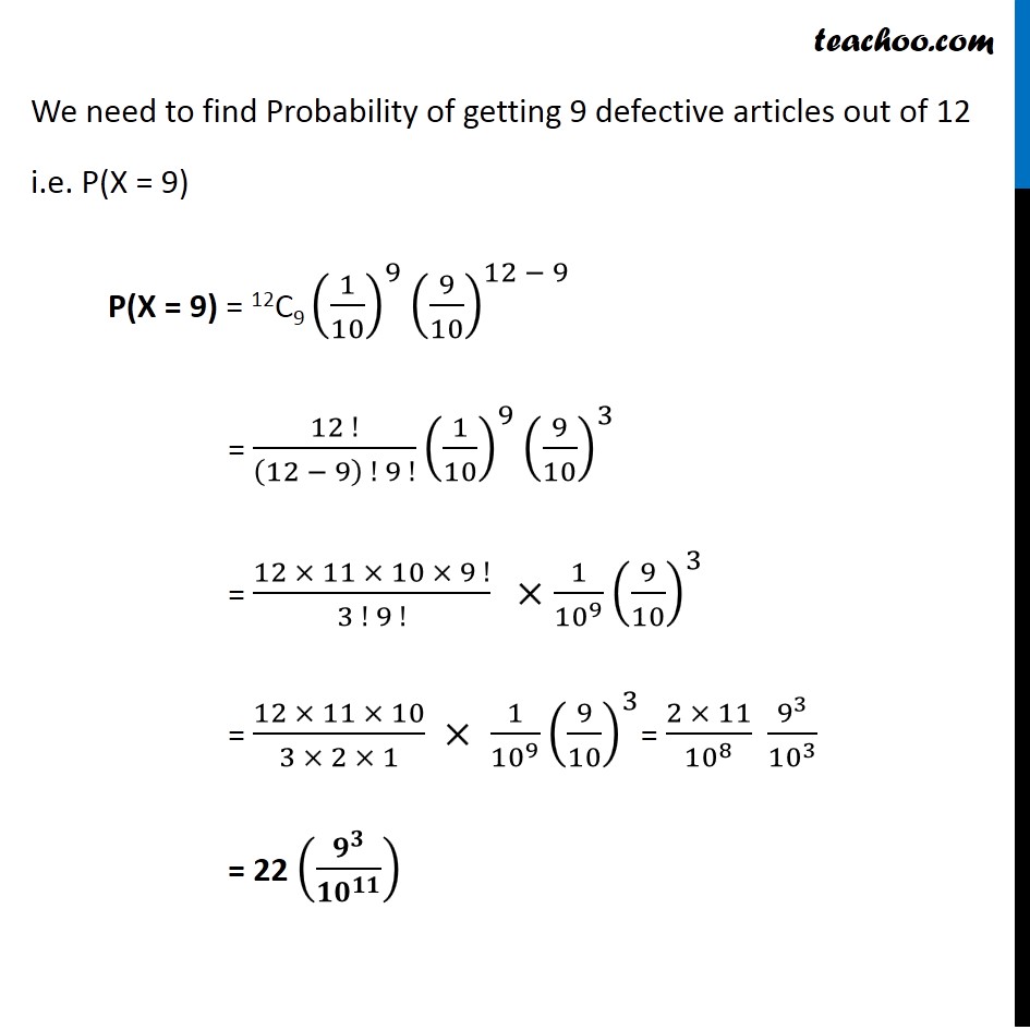 Ex 13.5, 13 - Chapter 13 Class 12 Probability - Part 3