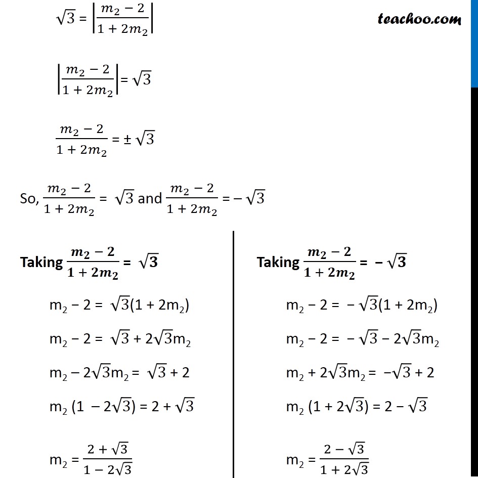Ex 10.3, 12 - Chapter 10 Class 11 Straight Lines - Part 2