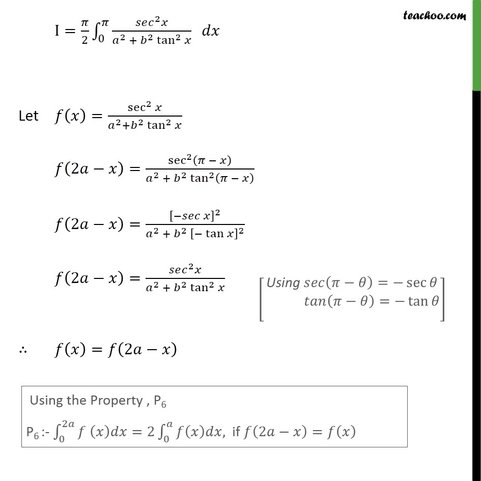 Example 44 - Evaluate x dx / a2 cos2 x + b2 sin2 x - Examples