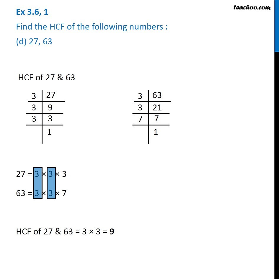 What Is The Hcf Of 3000 And 525 Class 10