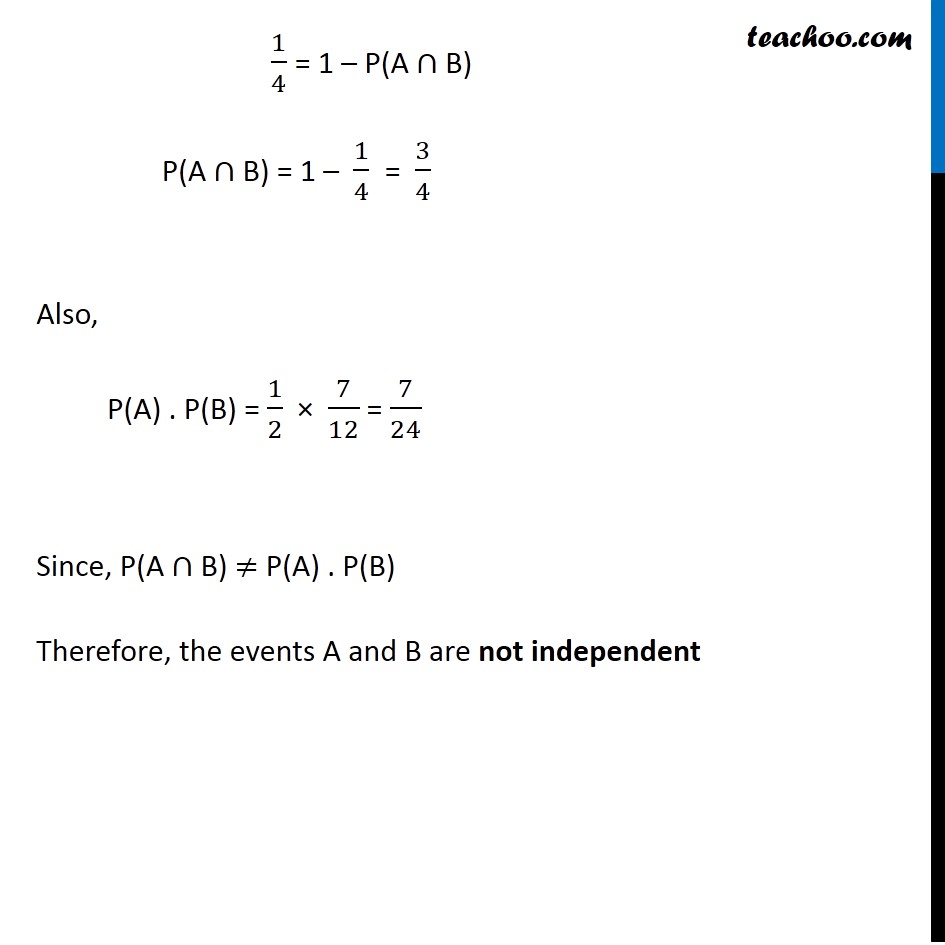 Ex 13.2, 10 - Chapter 13 Class 12 Probability - Part 2