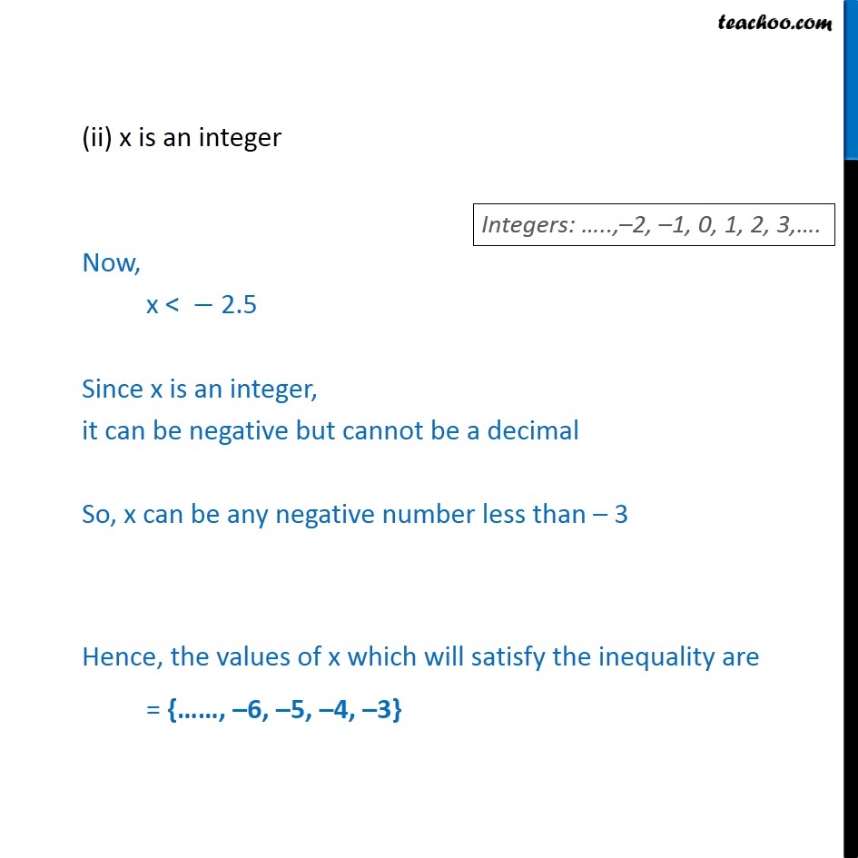Ex 6.1, 2 - Chapter 6 Class 11 Linear Inequalities - Part 3