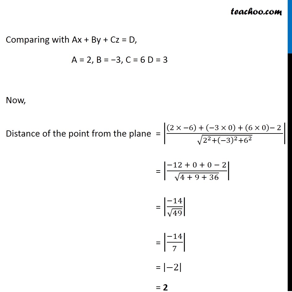 Ex 11.3, 14 (d) - Chapter 11 Class 12 Three Dimensional Geometry - Part 2