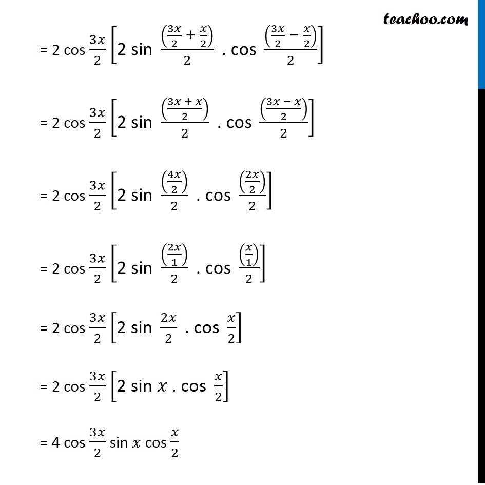 Misc 7 - Chapter 3 Class 11 Trigonometric Functions - Part 3