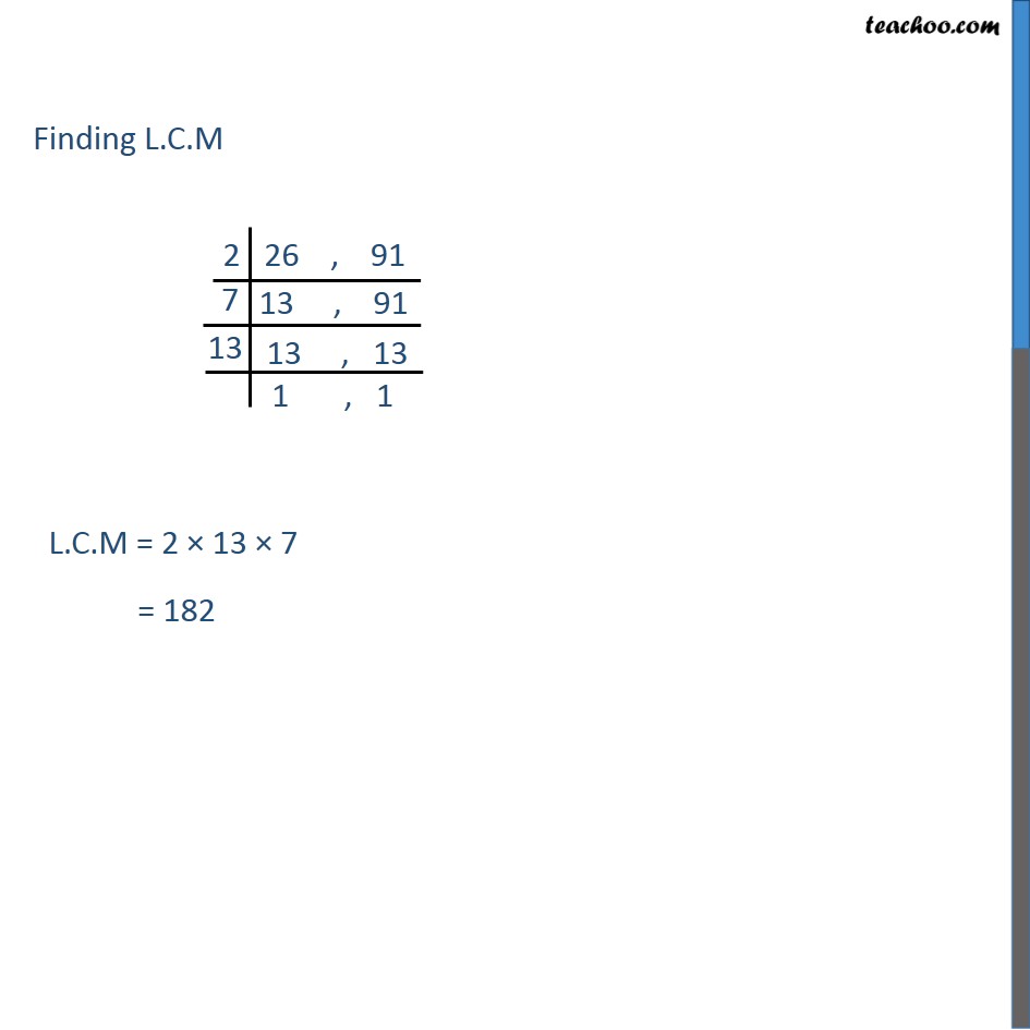 Ex 1.2, 2 - Find LCM And HCF Of The Following Pairs - Ex 1.2