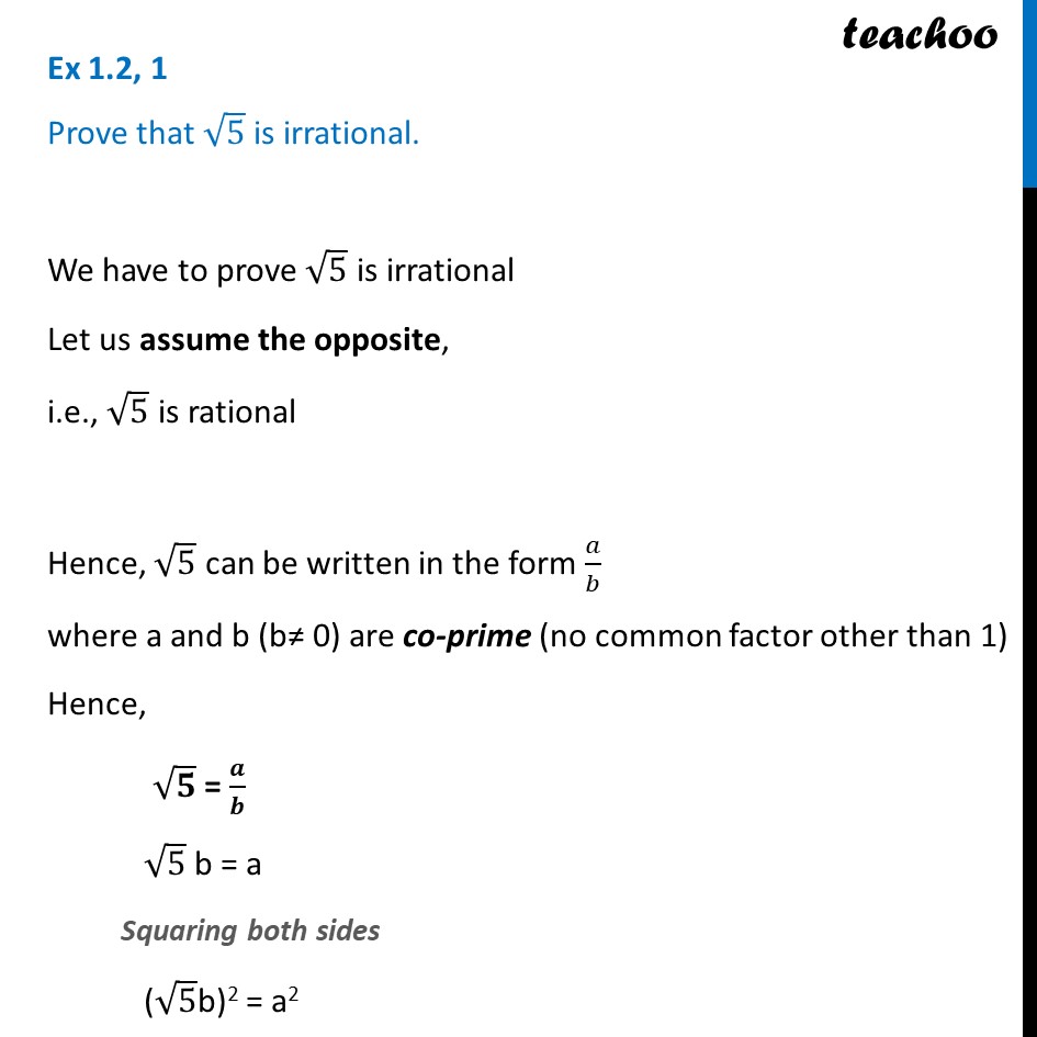 prove-that-root-5-is-irrational-with-video-teachoo-ex-1-2