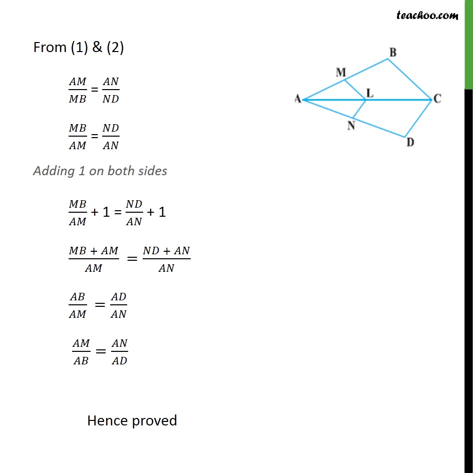 Ex 6.2, 3 - Chapter 6 Class 10 Triangles - Part 2