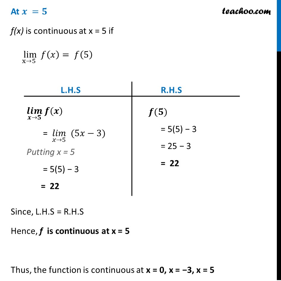 Ex 5.1 ,1 - Chapter 5 Class 12 Continuity and Differentiability - Part 4